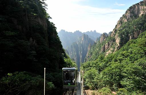 黃山西海大峽谷觀光纜車曝光 7月9日試運(yùn)營